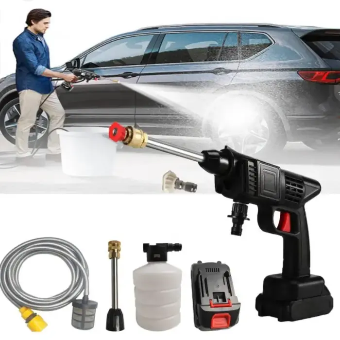 Rechargeable Car Washer Single Battery - Image 2
