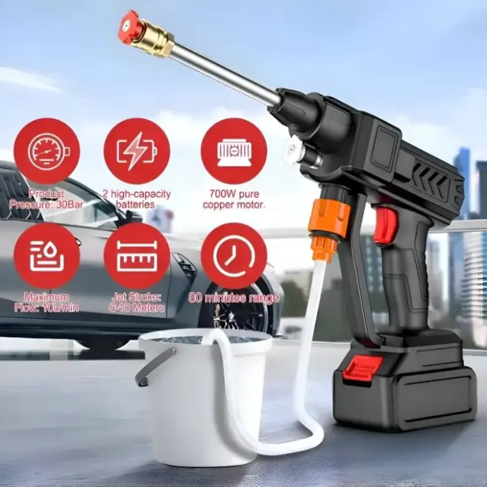 Rechargeable Car Washer Single Battery - Image 5
