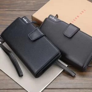 Premium Quality Baellerry Long Leather Wallet for Men