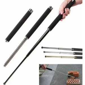 Premium Heavy-Duty Steel Telescopic Self-Defense Baton
