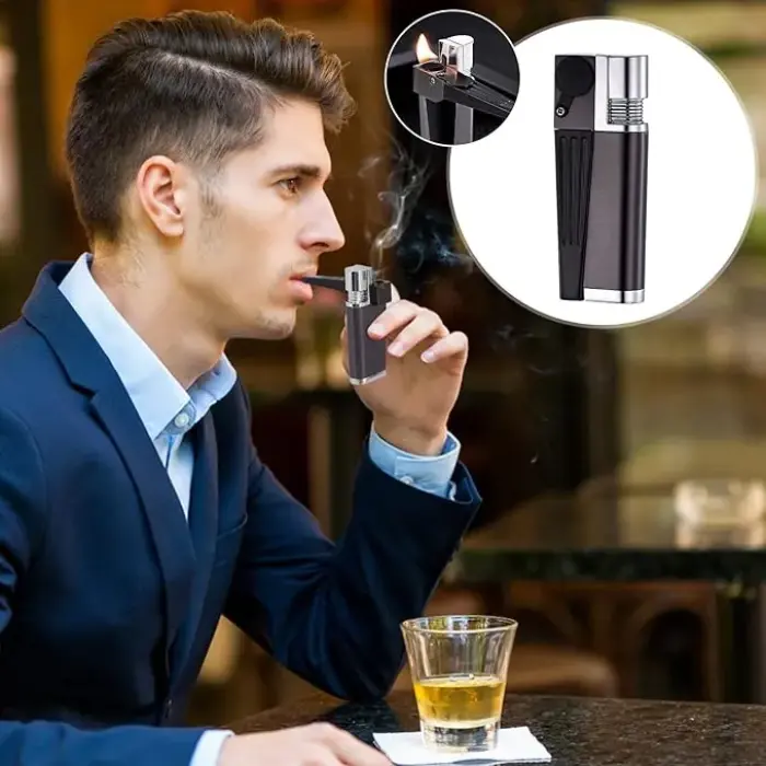 Premium Quality Foldable Metal Gas Lighter - Image 3