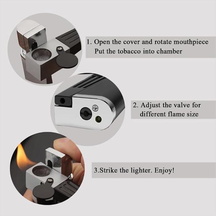 Premium Quality Foldable Metal Gas Lighter - Image 4
