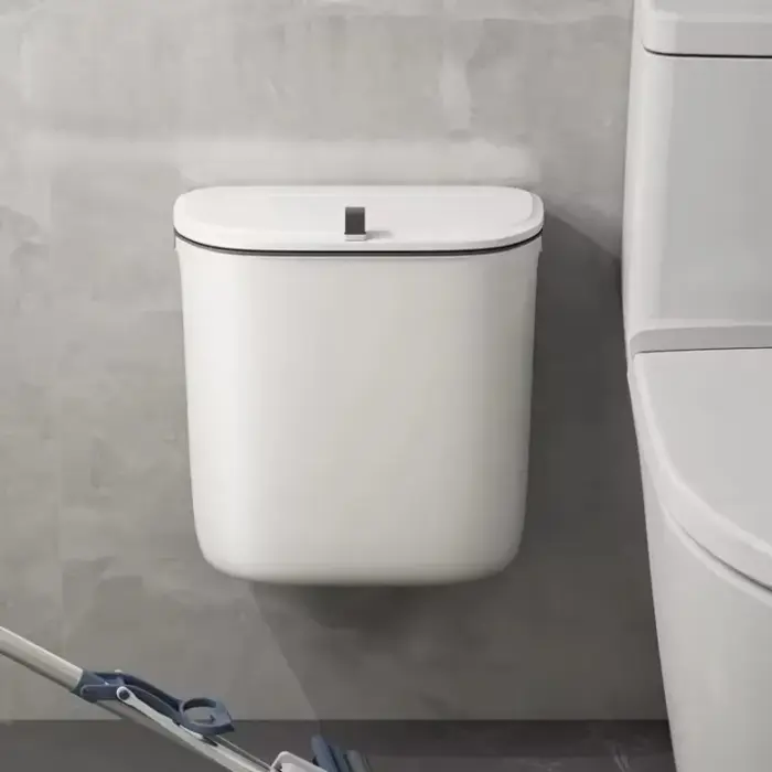 Premium Quality Wall Mounted Hanging Trash Bin - Image 4