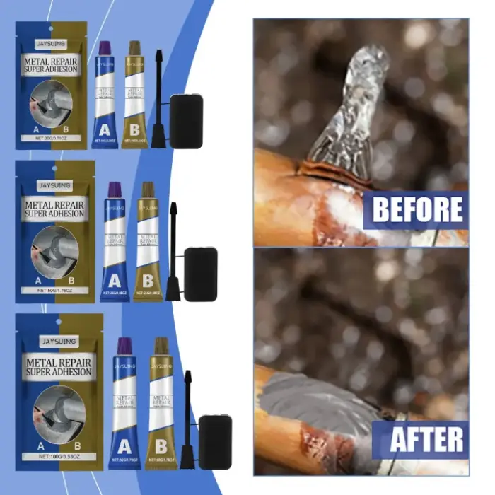 Extra Strong 2-Component Heat Resistant Waterproof Metal Glue - Image 4