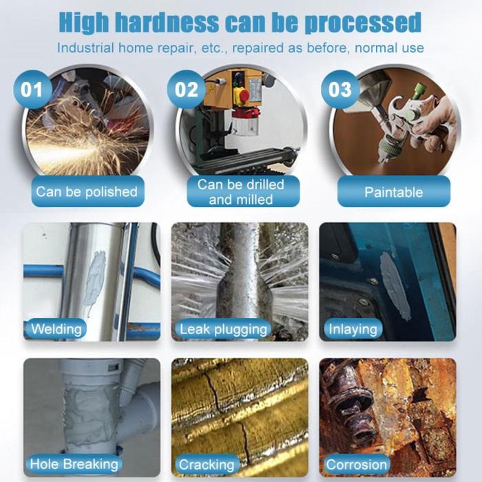 Extra Strong 2-Component Heat Resistant Waterproof Metal Glue - Image 5