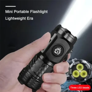 High Power 20W Ultra Powerful Type-C Rechargeable LED Tactical Flashlight