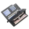 Baellerry Long Leather Wallet for Men