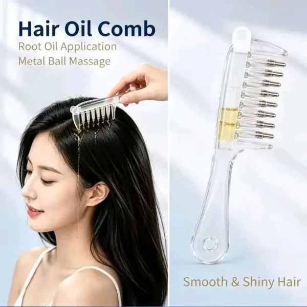 Scalp Oil Dispenser & Applicator Comb