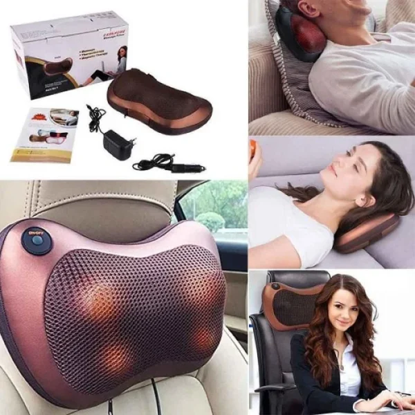 Multi-Functional 3D Shiatsu Massage Pillow with Heat