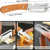 ১ পিস 3 in 1 Multi-Functional Stainless Steel Vegetable Peeler