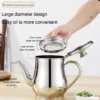 Premium Stainless Steel Oil Pot with Filter