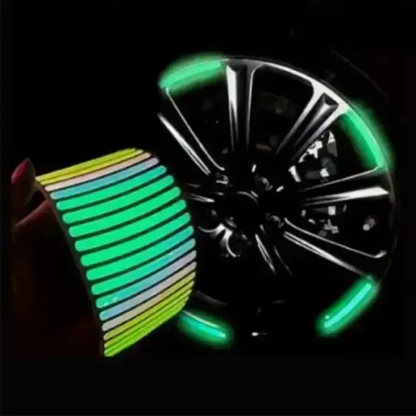 14ef92c3-b918-46cf-8d64-94c8a82aeb8e.webp Reflective Wheel Rim Luminous Sticker (20Pcs)