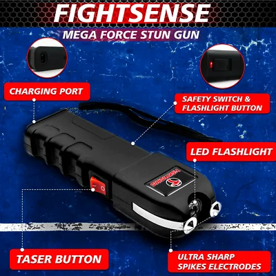 1902a9a4-48bf-4873-b98b-89b74efd6a98.webp 928 Type Heavy Duty Stun Gun with LED Flashlight