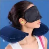 3 in 1 Travel Pillow, Eye Mask & Earplug Set