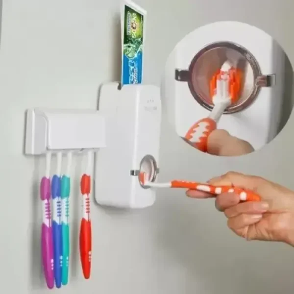 Automatic Toothpaste Dispenser & Holder Set