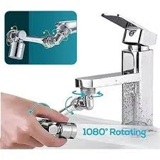 FlexiFlow 1080° Rotating Robotic Arm Faucet Extender