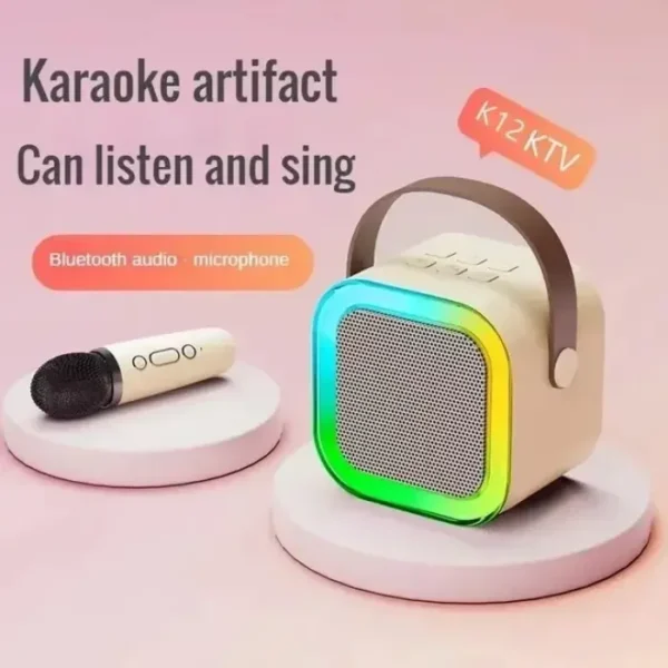 K12 Portable Bluetooth Karaoke Speaker with Mic