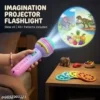 Kids Projection Flashlight Torch Toy with Slides