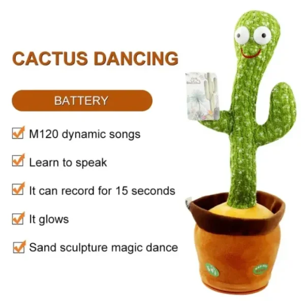 31aa8f35-f9b6-40a8-b9a2-5ca4815fb9cc.webp Dancing Cactus Toy - Talking & Singing Plush