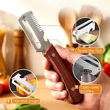 ২ পিস 3 in 1 Multi-Functional Stainless Steel Vegetable Peeler