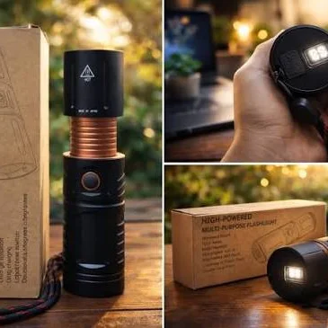 Jumbo LED Zoom Light Waterproof With Power Bank (Made in Japan)