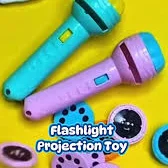 Kids Projection Flashlight Torch Toy with Slides