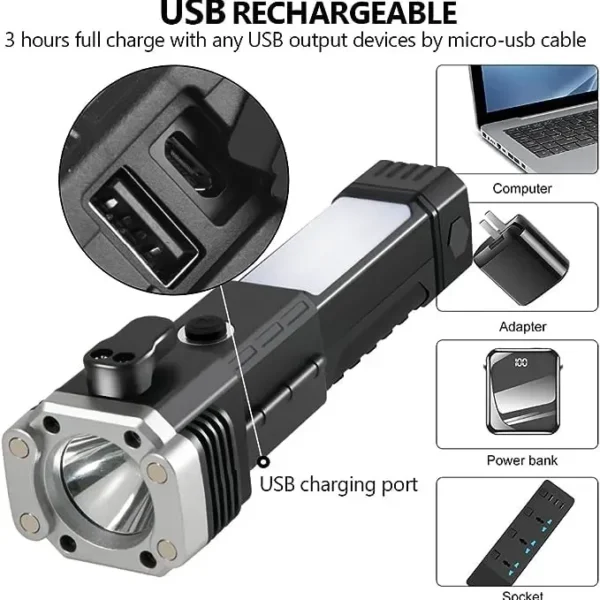 3W Rechargeable LED Torch