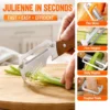 ২ পিস 3 in 1 Multi-Functional Stainless Steel Vegetable Peeler