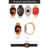 45759497-115d-476b-b17d-d4ebf182adca.webp S100 Ultra 9 Smart Watch with 7 Straps & Case