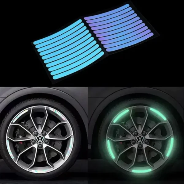 49cb5988-9e29-464c-9490-6160de2bcc53.webp Reflective Wheel Rim Luminous Sticker (20Pcs)