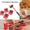 Furniture Easy Moving Tool & Lifter Set