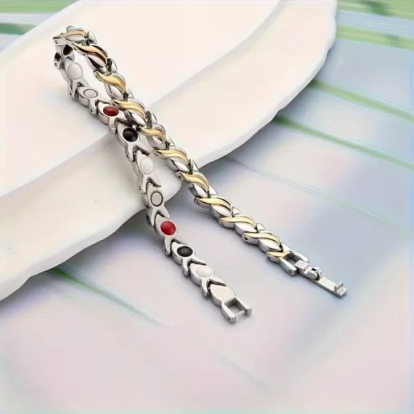 61e0b008-b140-46d7-aecd-ba743c72ce52.webp Vinterly Magnetic Stainless Steel Bracelet for Women