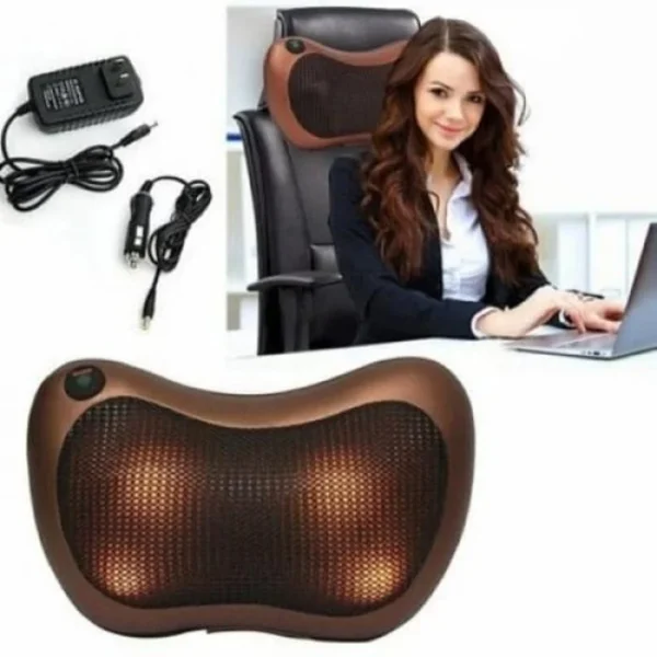 Multi-Functional 3D Shiatsu Massage Pillow with Heat