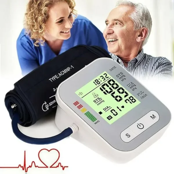 Digital Arm Blood Pressure & Pulse Monitor with Voice