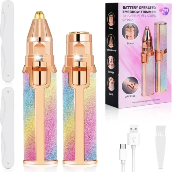 6460b214-4b27-4f86-855a-9cec44bc7f39.webp 2-in-1 Lady Shaver & Eyebrow Trimmer