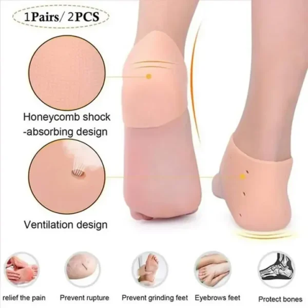 Silicone Heel Anti Crack Set