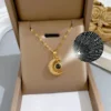 I Love You Crescent Moon Projection Necklace