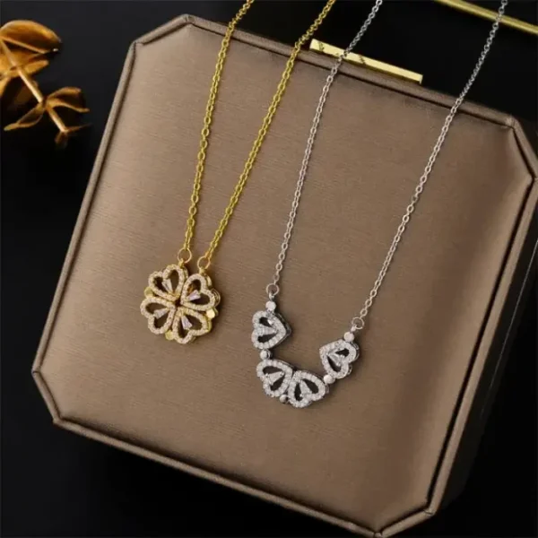 Heart & Clover Transformable Necklace