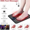 EMS Electric Foot Massager Mat & Muscle Stimulator
