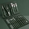 Professional Stainless Steel Manicure & Pedicure Set (16 Pcs)