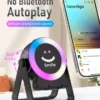 8d65fcd1-ebcd-45c5-863d-7022adabc6d2.webp ZF18 Wireless Induction Sensor Speaker with Phone Stand & RGB Light