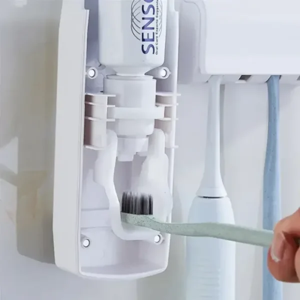 Automatic Toothpaste Dispenser & Holder Set