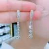Sparkling Crystal Rhinestone Long Drop Earrings