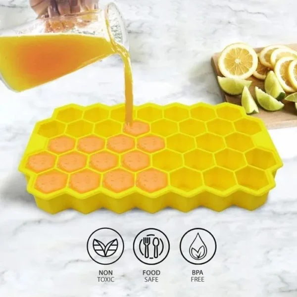Fairwave 32-Grid Silicone Honeycomb Ice Cube Tray