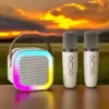 K12 RGB Wireless Karaoke Speaker with Dual Mics