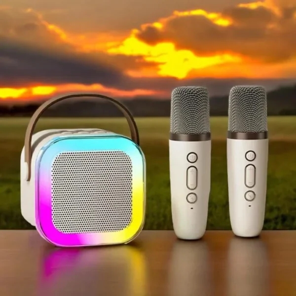 K12 RGB Wireless Karaoke Speaker with Dual Mics