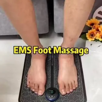 EMS Electric Foot Massager Mat & Muscle Stimulator