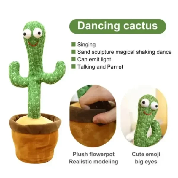 a9599926-1c4e-4e4b-a376-80cb2017bfb1.webp Dancing Cactus Toy - Talking & Singing Plush