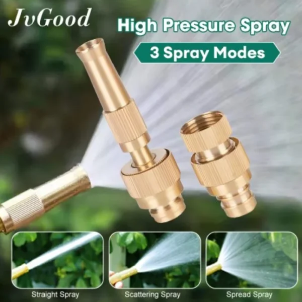 Adjustable Pure Brass High Pressure Water Nozzle