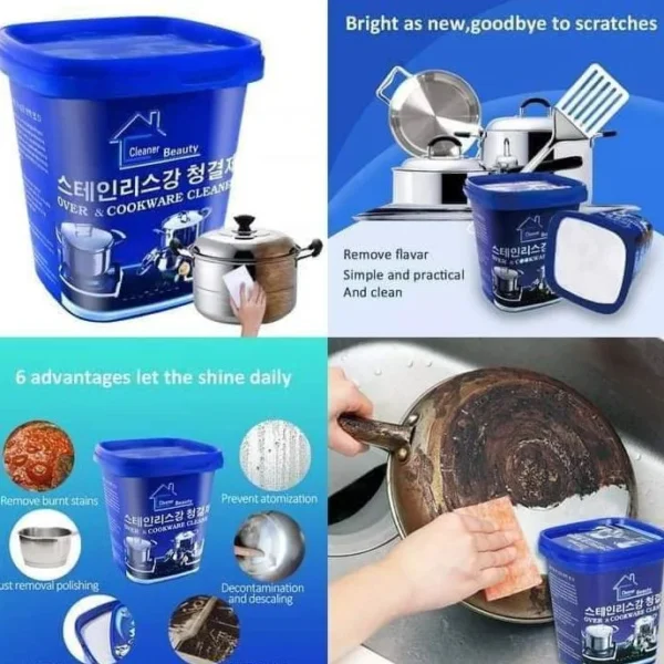 Stainless Steel Cookware Cleaner & Rust Remover Paste (500g)